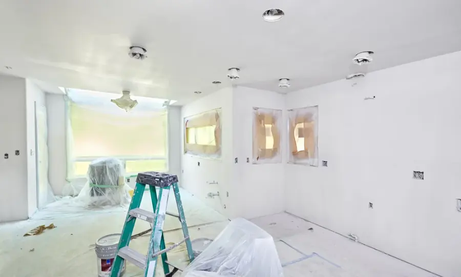 Residential interior painting project